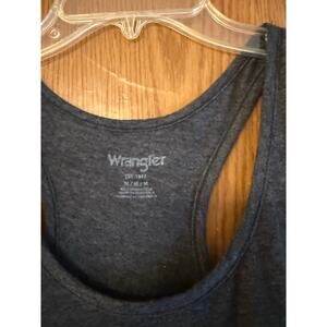 Wrangler graphic tank top size M gray eagle